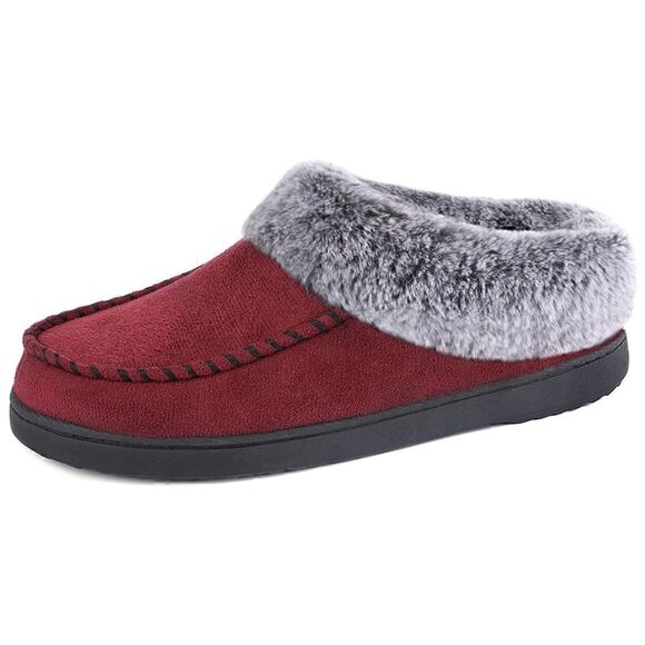 ULTRAIDEAS Women's Micro Suede Slippers with Memory Foam - Picture 1 of 5